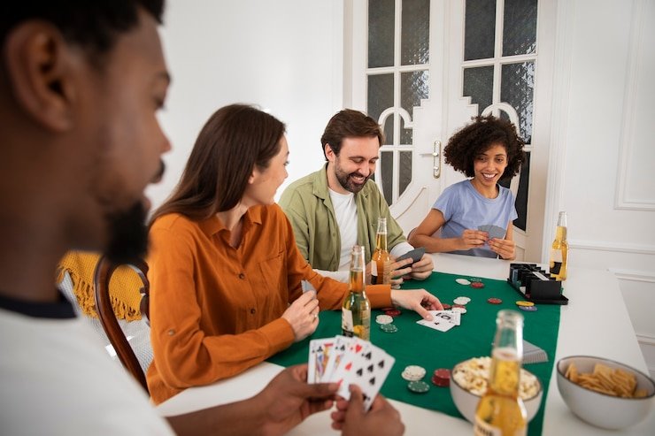 rmslot188 Teen Patti interface showing betting controls and hand visibility options
